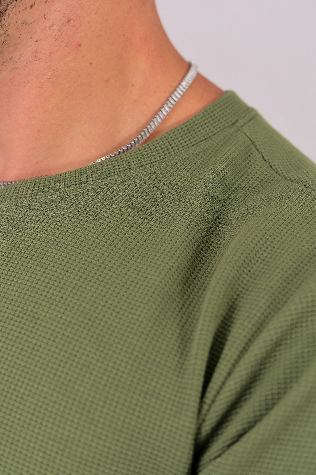 Relevo em cada quadradinho.